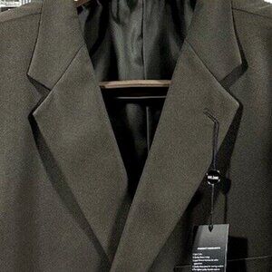 Bolzano Uomo Collezione Men's Olive Suit 2 Piece Single Breasted Size 54R W50"